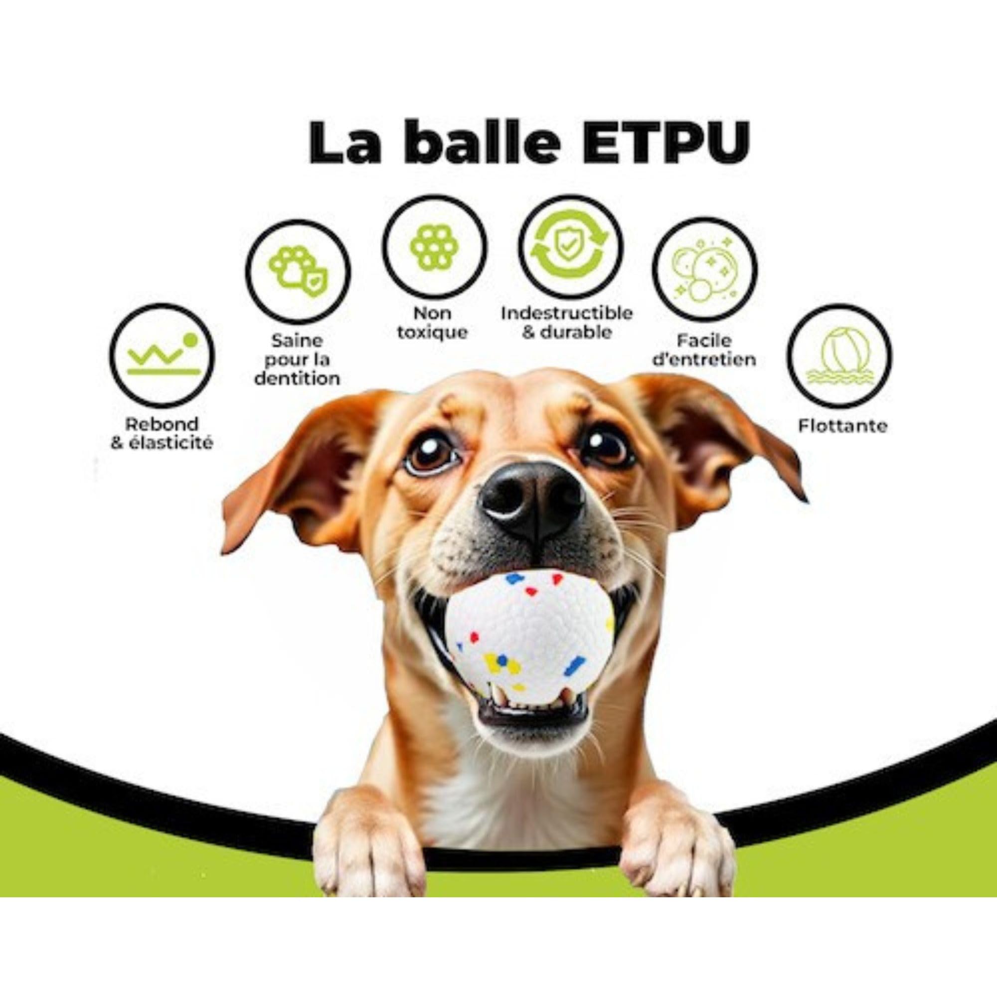 Climsom Ballouf Lanceur de Balles Automatique Intelligent pour Chien | Mode Automatique & Éducatif/Manuel, Son d'Aboiement Réaliste, Distances Réglables, Batterie Rechargeable