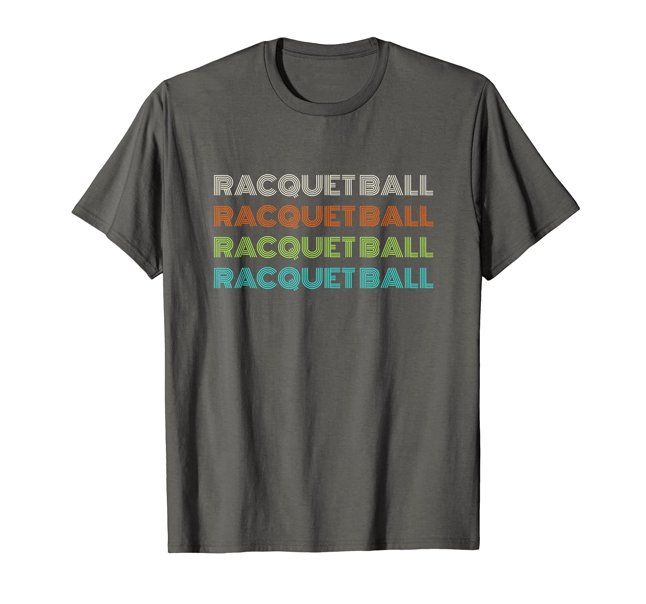 Retro Vintage Racquet Ball Shirt DesignsClassic 1970's Racquetball T-Shirt T-Shirt
