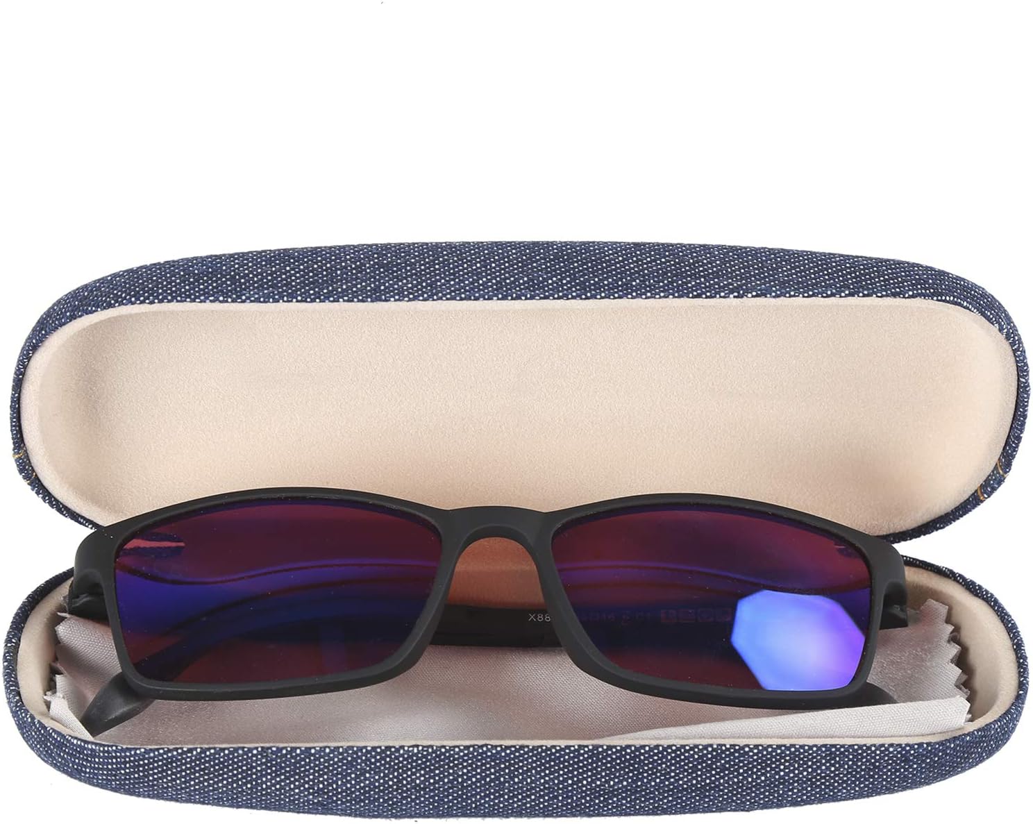 Color Blind Glasses - Full Frame Color Blind Correction Glasses for Red-Green Blindness, Indoor and Outdoor Use, Includes Storage Case