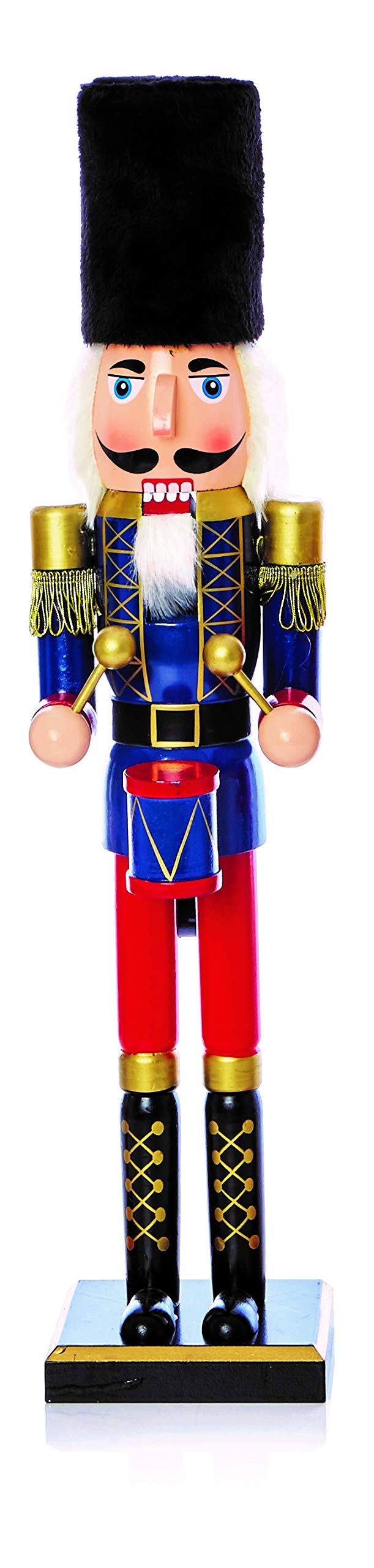 Festive Productions Navy Premier Decorations Large 60 Centimeter Wooden Nutcracker Various Designs And Colours (Navy)