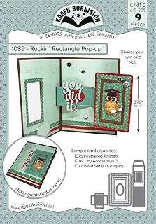KB Riley Karen Burniston Dies-Rockin' Rectangle Pop-Up, Silver