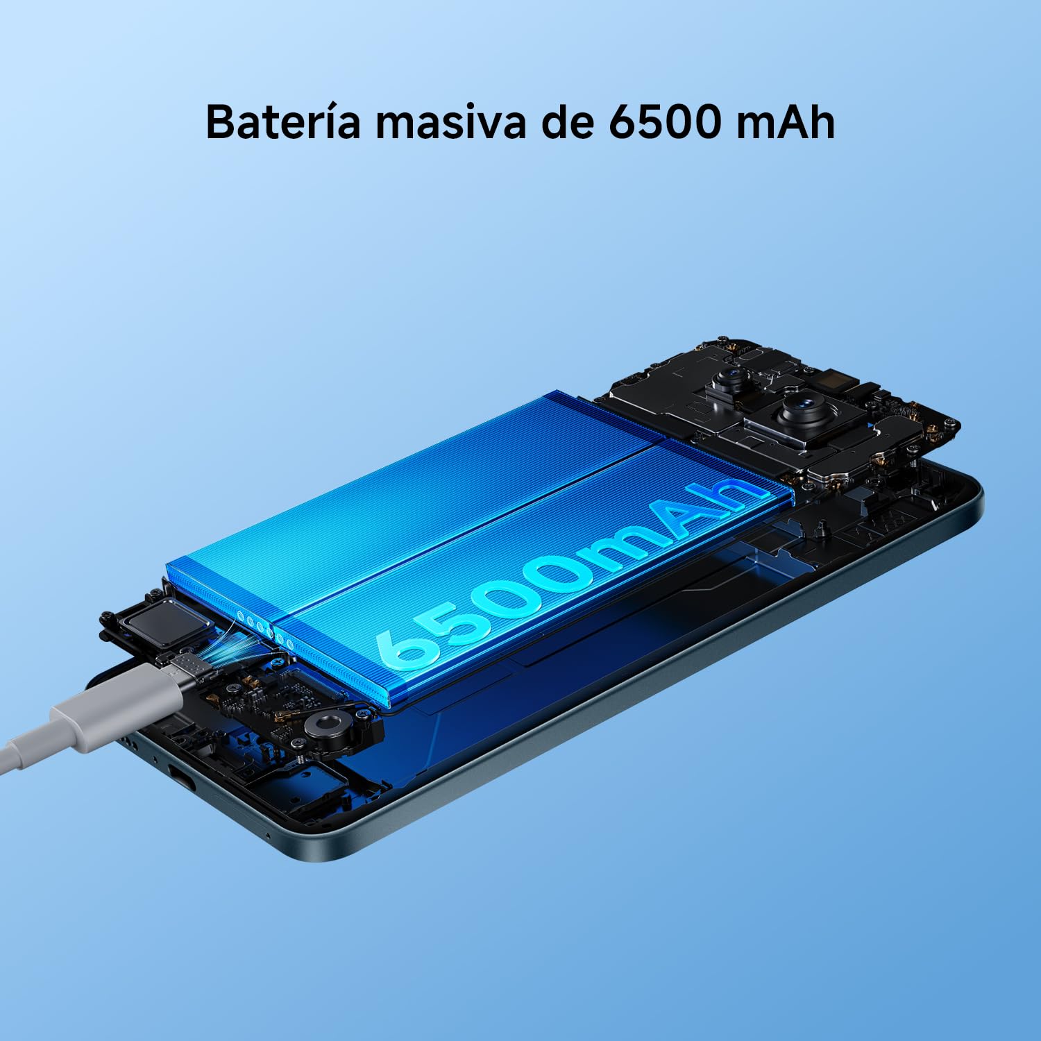 XIAOMI REDMI Note 15 Pro - Smartphone de 8+256GB, Pantalla AMOLED FHD+ de 6,77", MediaTek Helio G200-Ultra, cámara de 200 MP, batería de 6500 mAh, Cargador no Incluido, Titanio (Versión ES) — view 5