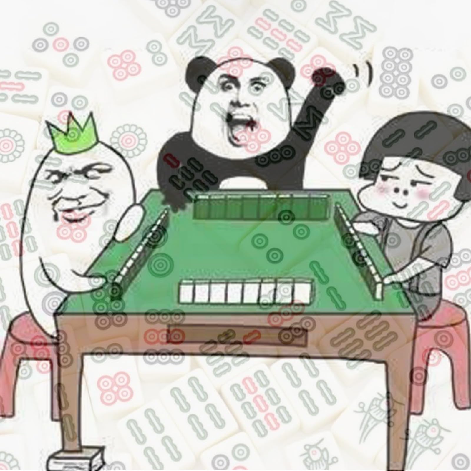 Mahjong - Mini Zestaw Tradycyjnej Chińskiej Gry Planszowej z 144 Kamieniami, Przenośny