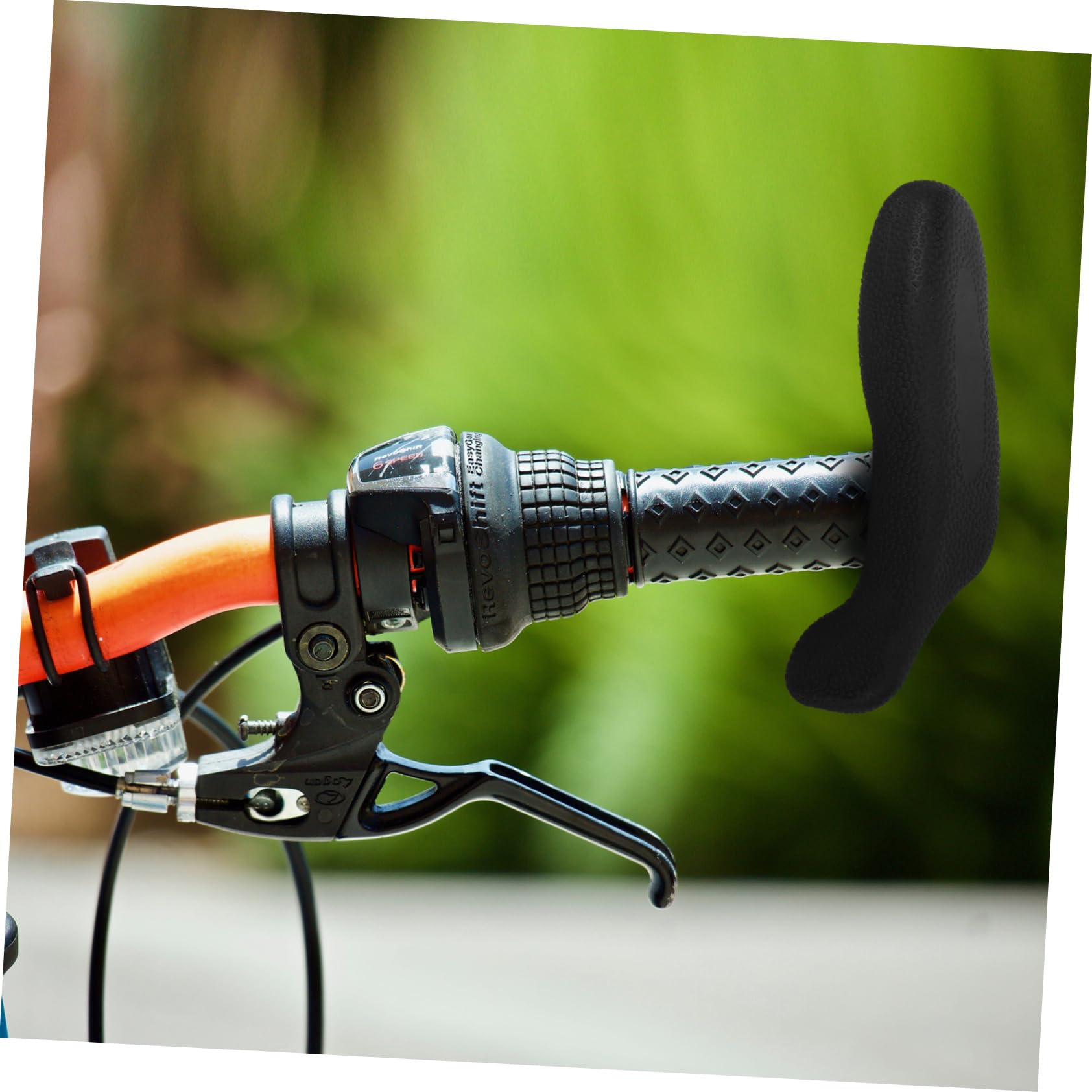 Toyvian Guidon de vélo de Montagne poignées de Couverture de Guidon de vélo Parties à vélo poignées de vélo Guidon pour VTT poignées de Guidon poignée de vélo Caoutchouc Noir