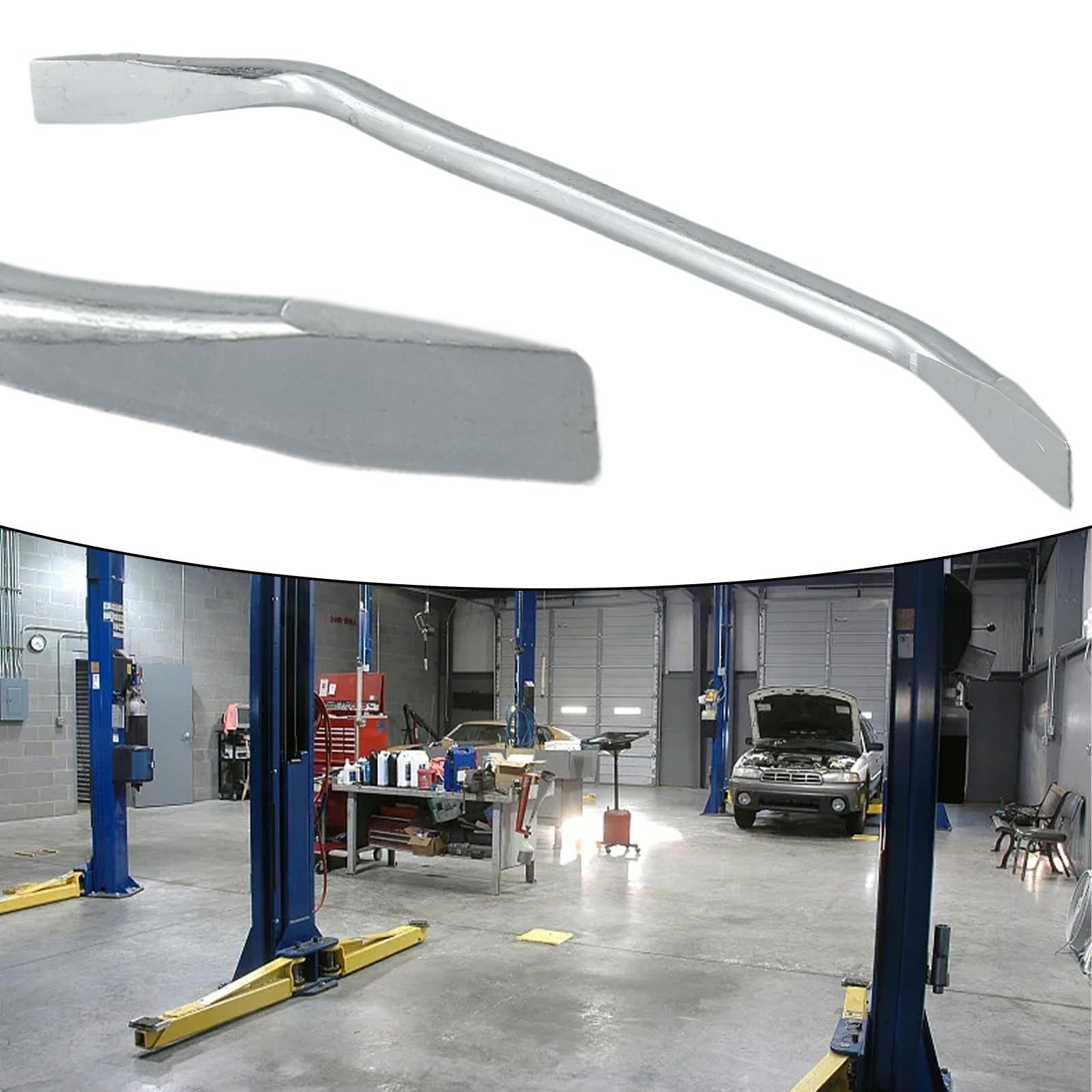 Garage Workshop Essential Kleine Stahl-Hebelstange zum Entfernen von Bremsreglern und Einstellen der Bremsen (lang)