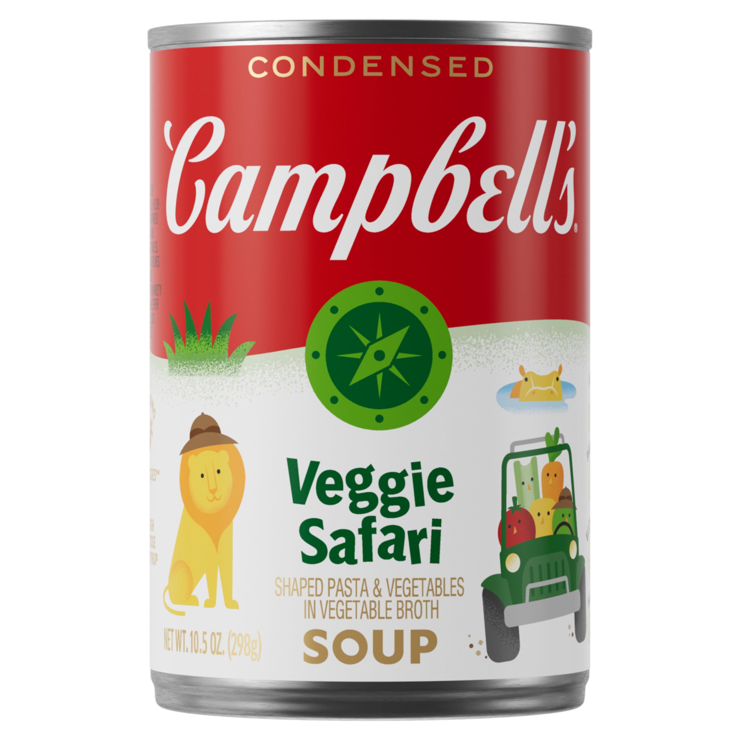 Campbell's Condensed Shaped Pasta and Vegetable Soup, Veggie Safari, 10.5 Ounce can