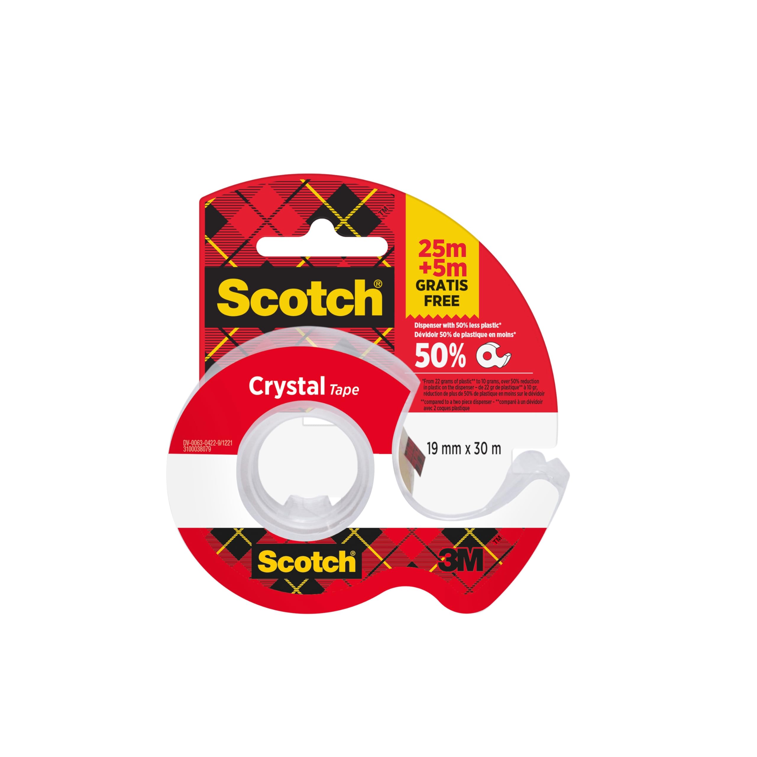 Scotch Crystal Ruban Adhésif Transparent Ruban Adhésif Transparent
