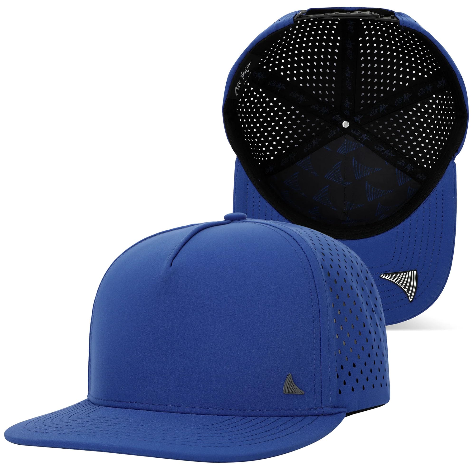 Flat Brim Waterproof Hats for Men - Performance Snapback Surfer Hat