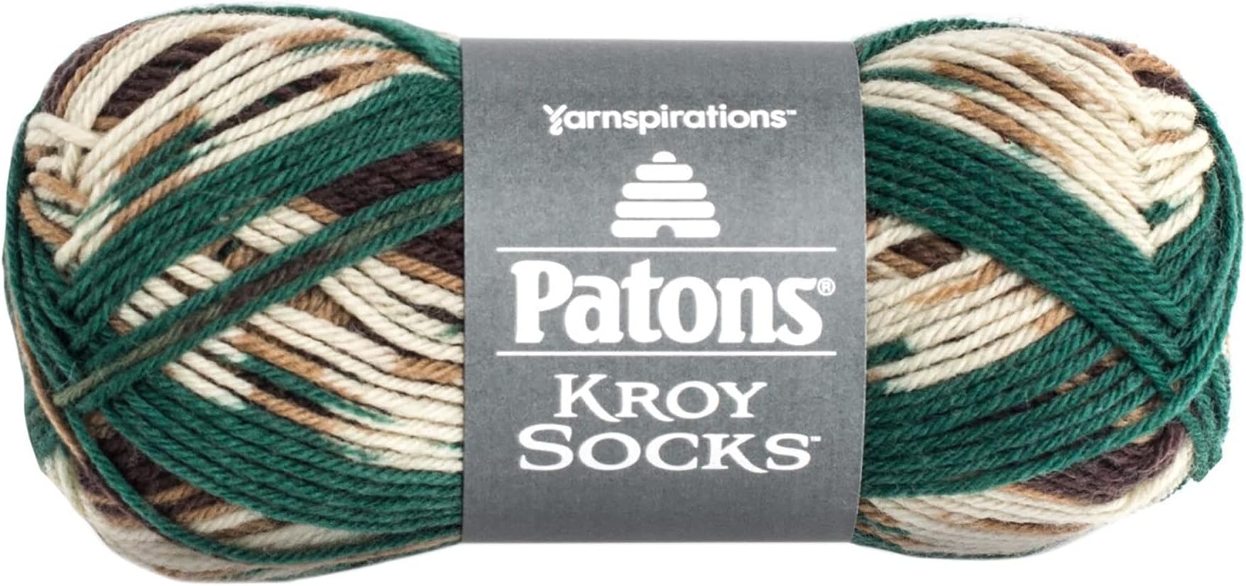 PatonsKroy Socks Yarn - (1) Gauge - 1.75 oz - Woodsie Woodsie - For Crochet, Knitting & Crafting