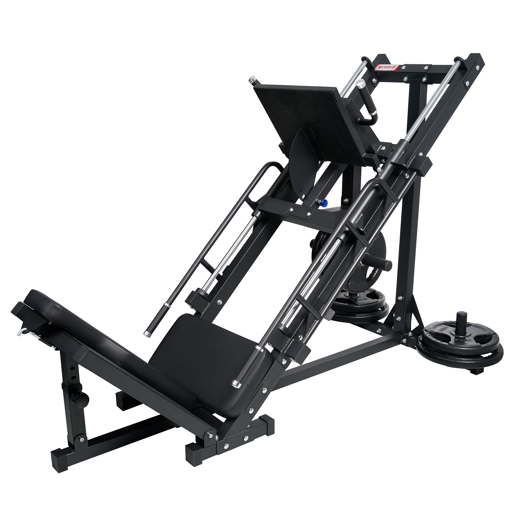 Buy RitFit Leg Press Hack Squat Machine, Professional Adjustable Leg