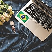 Vista 5 de 5 calcomanías de bandera de Brasil, calcomanías reflectantes de vinilo para automóvil, calcomanías de vinilo para parachoques de ventana