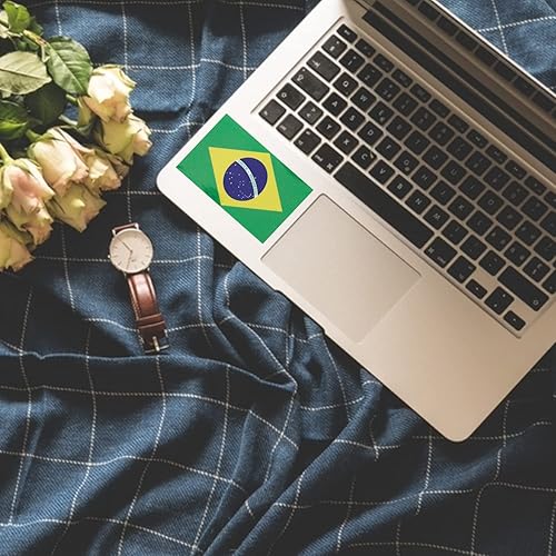 Miniatura 5 de 5 calcomanías de bandera de Brasil, calcomanías reflectantes de vinilo para automóvil, calcomanías de vinilo para parachoques de ventana de