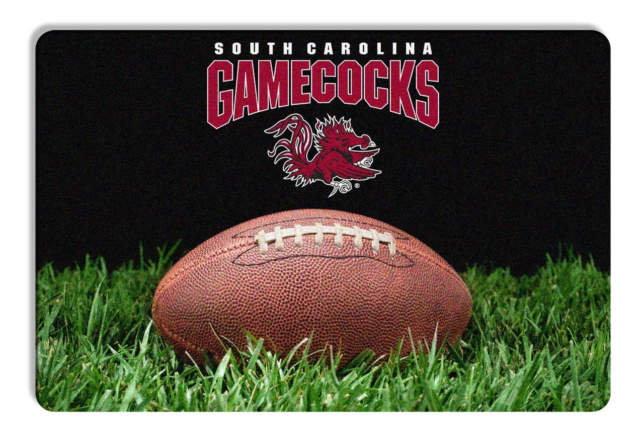 NCAA South Carolina Fighting Gamecocks Classic Football Pet Bowl Mat, Large