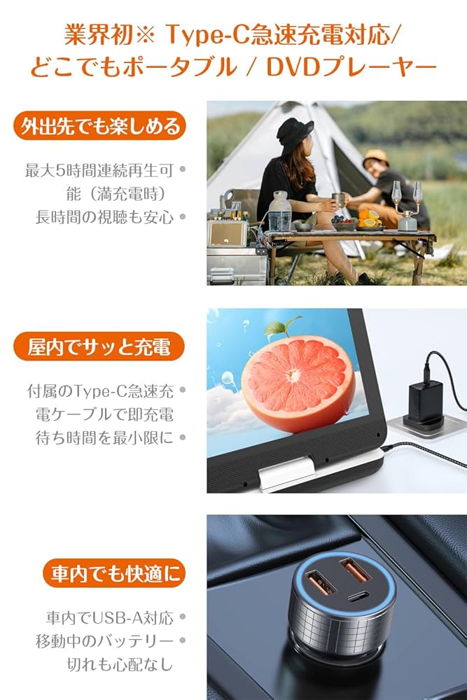 ポータブルプレーヤー PortableStereoCD Amazon.co.jp: ポータブルDVDプレーヤー 12.5型 dvdプレーヤー