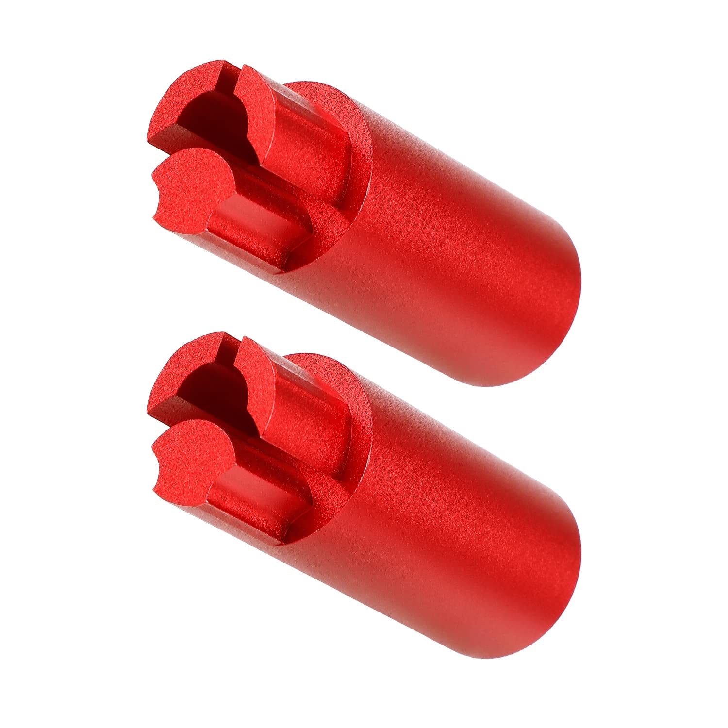 Manillar de Extensión de Aluminio para Xiaomi M365 Pro Pro2 1S Mi 3 Etui de Manillar para Segway Ninebot ES1 2 3 4 5 E22 E25 Patinete Eléctrico Accesorios Piezas de Repuesto (Rojo)