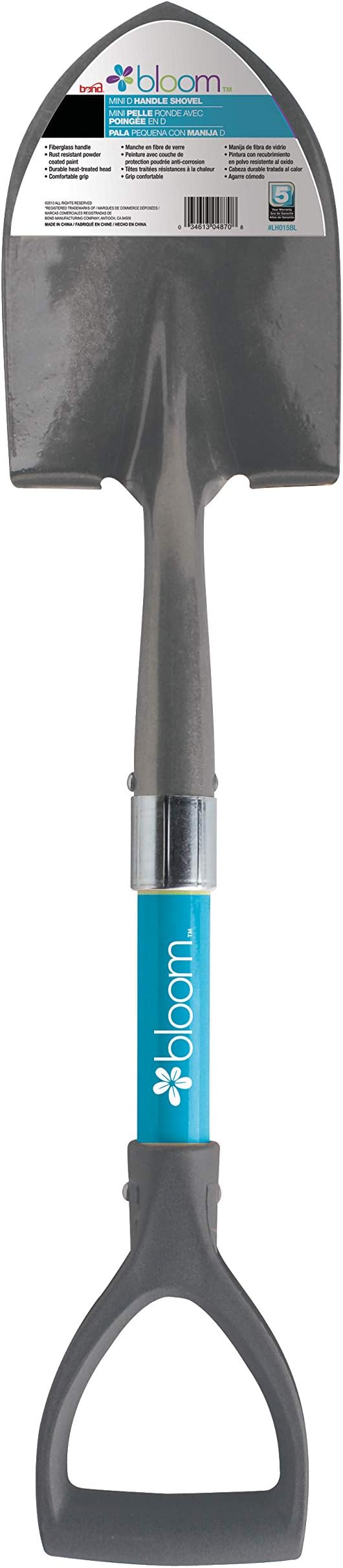 BLOOM Bond MFG 989743 Bloom Mini D Handle Shovel Assorted