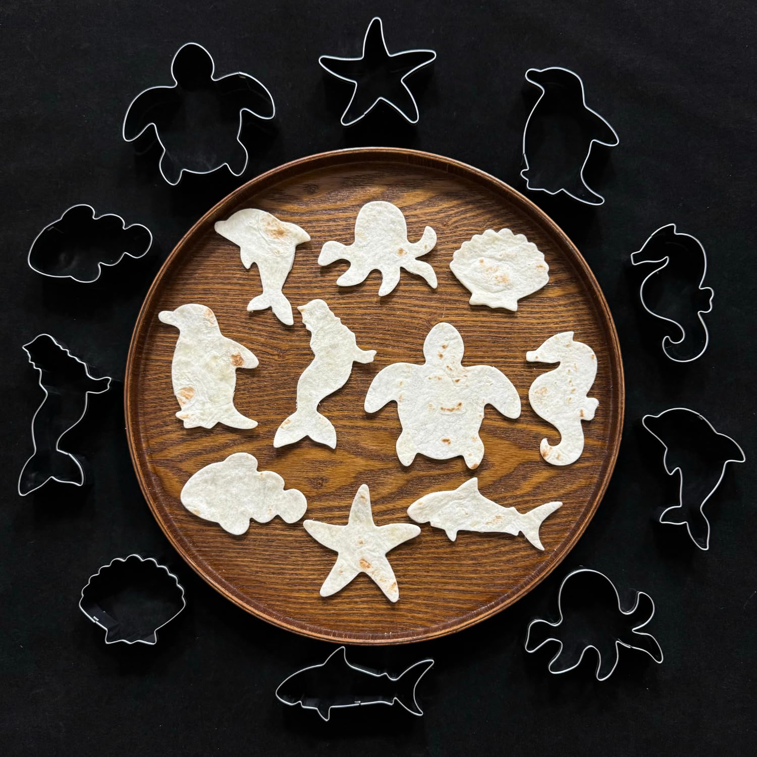 UKoosien Ocean Animal Cookie Cutters Set, 10pcs Stainless Steel Biscuit Cutters, Dishwasher Safe - Image 4