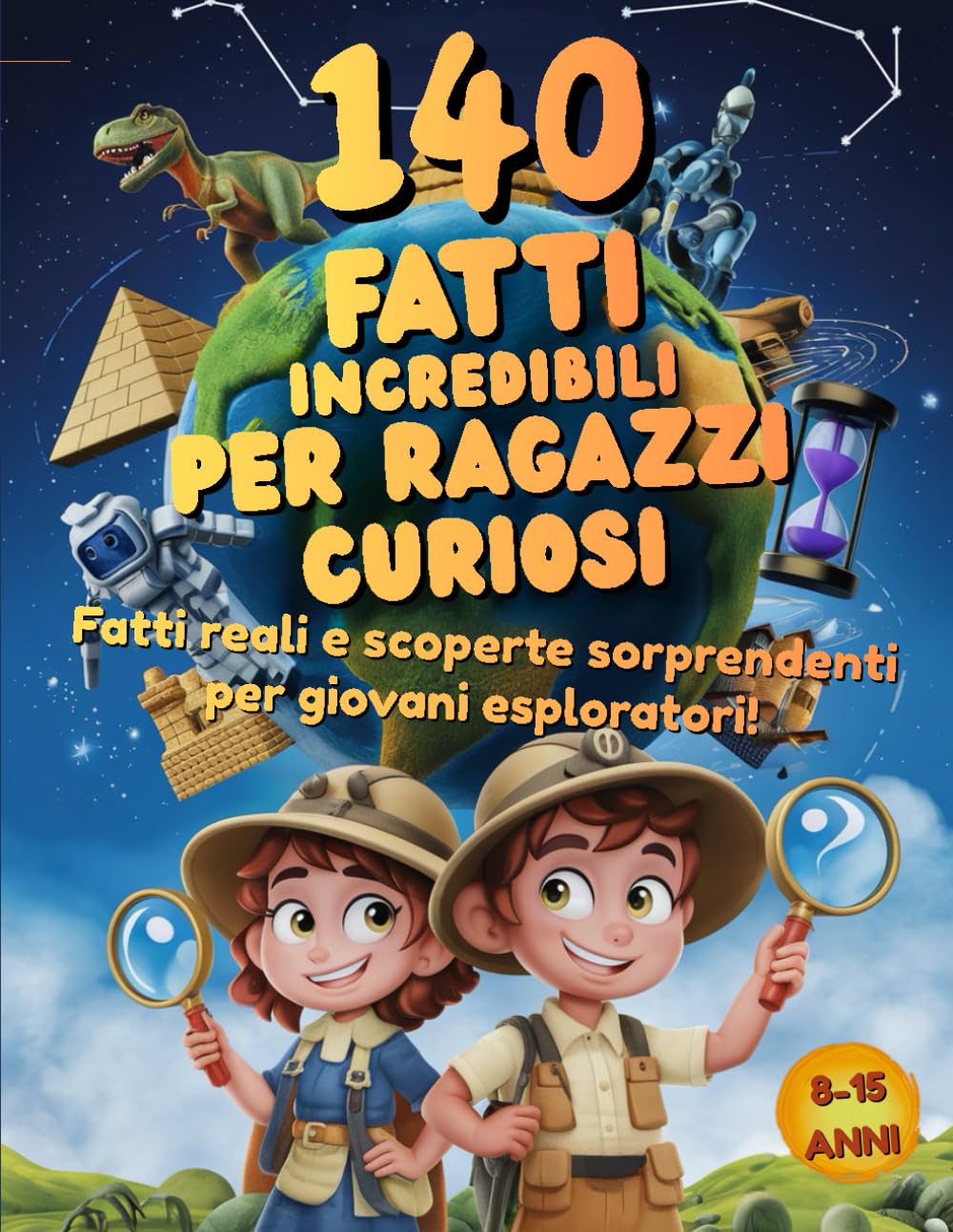 140 FATTI INCREDIBILI PER RAGAZZI CURIOSI: FATTI REALI E SCOPERTE SORPRENDENTI PER GIOVANI MENTI