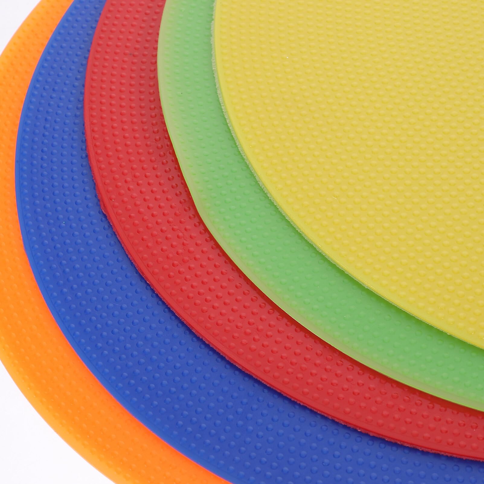 Sosoport 10pcs Present Coaches Gifts Football Training Markers Football Training Discs Signs Soccer Balls Football Accessories Sports Markers Major Cd Tool Round Pad The Sign PVC