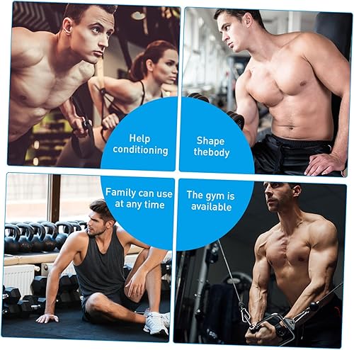 Miniatura 9 de PRETYZOOM Rueda de rodillo abdominal de cuatro ruedas para entrenamiento de núcleo con asas antideslizantes y neumático ancho estable rueda de