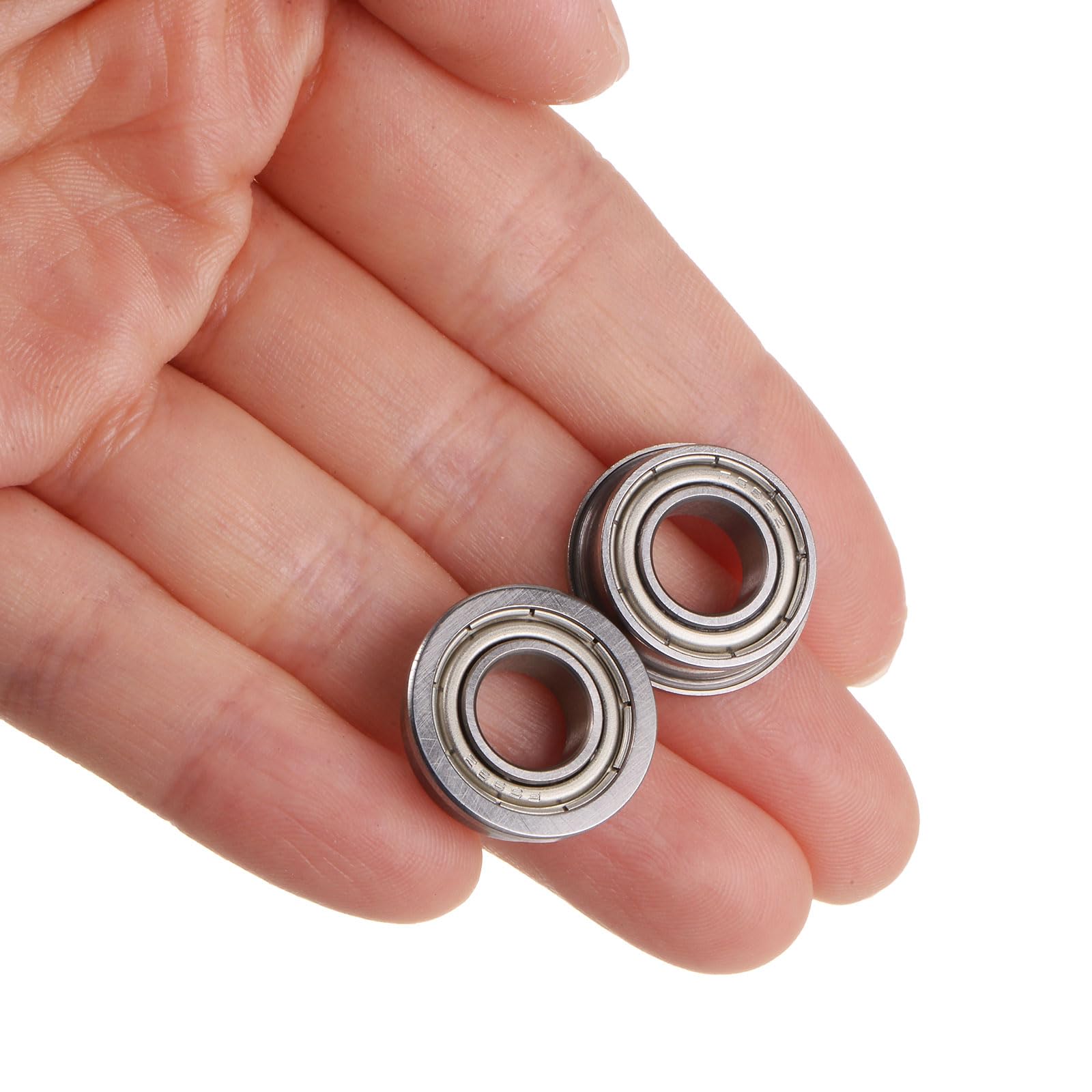 Zerone Roulement à Billes à Gorge Profonde 10 Pièces F687-ZZ Rainure