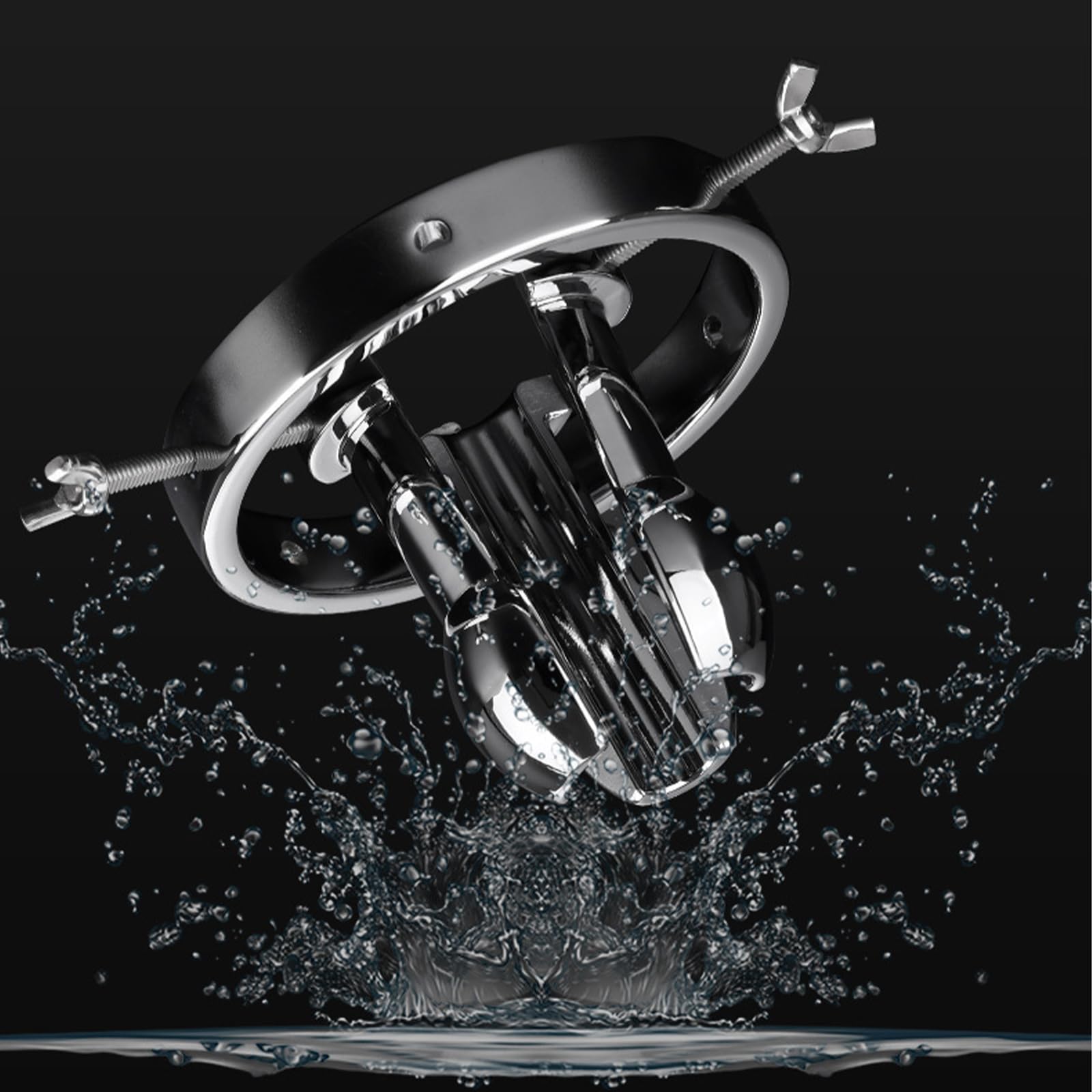 AMAZBEE Plug anale in acciaio inox espansione vaginale per le donne culo formazione Kit di stretching regolabile adulti SM giocattoli del sesso per le coppie (L)