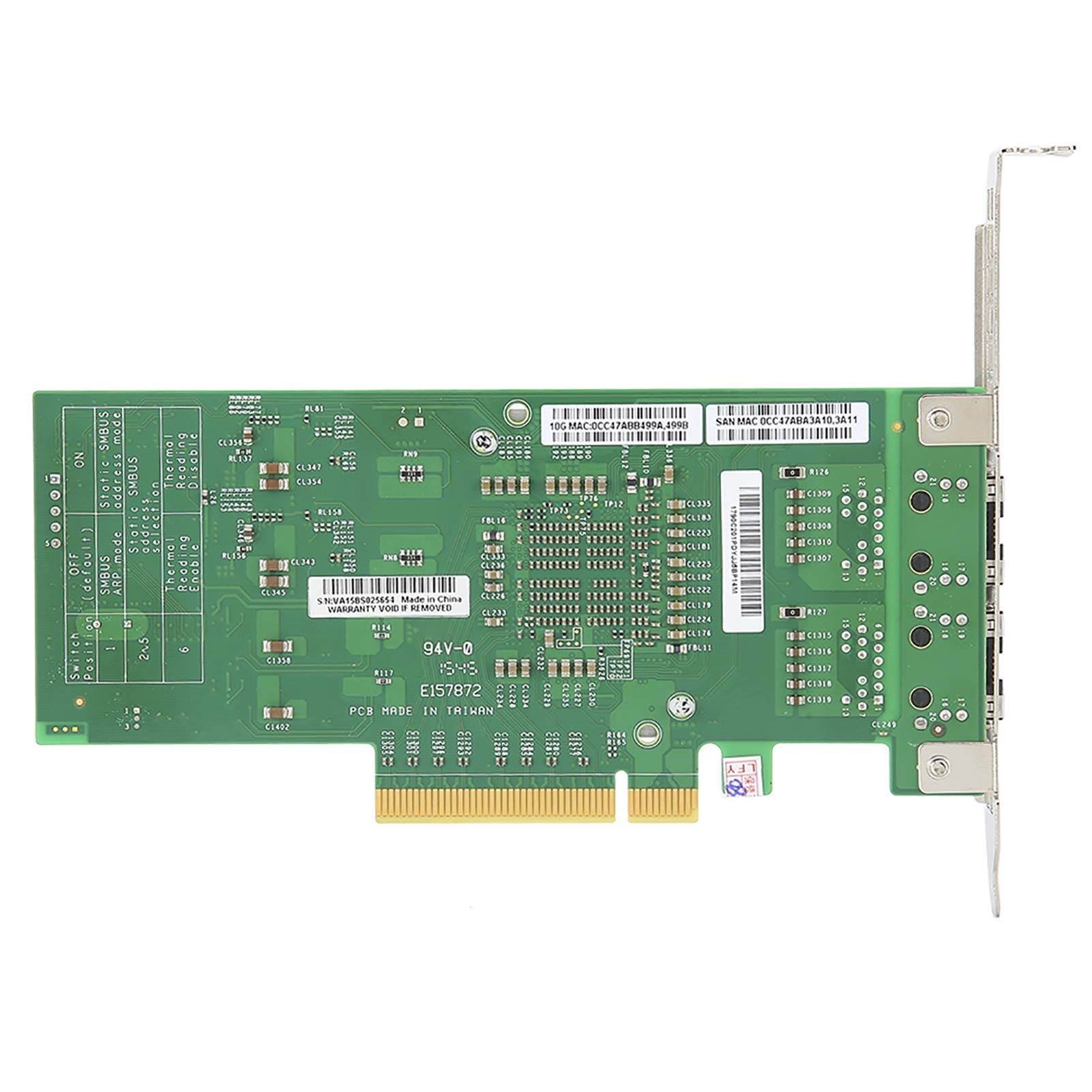 Annadue Carte Réseau 10GbE 2 Ports Adaptateur RJ45