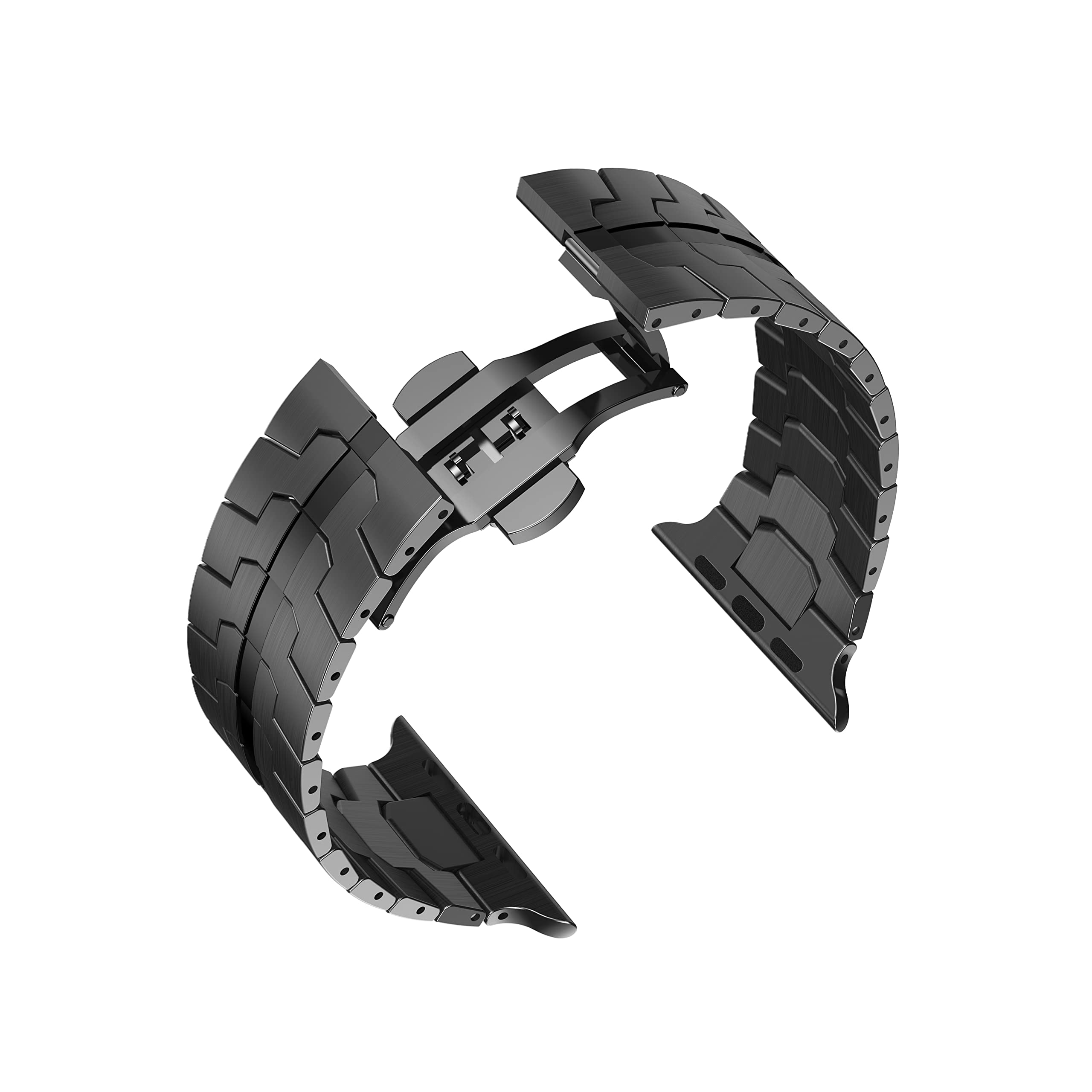 NewWays Metal Strap 49mm 46mm 45mm 44mm 42mm 41mm 40mm 38mm Compatible with Apple Watch Ultra/Ultra 2,Series 10 9 8 7 6 SE 5 4 3 2 1,iWatch Stainless Steel Bracelet Link Straps Replacement Band