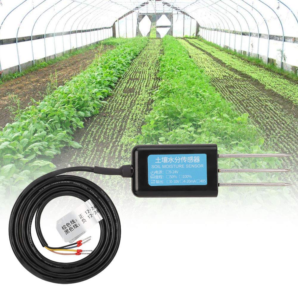 Sensore di umidità del suolo, uscita RS485 Sensore di umidità del suolo Misuratore di conducibilità elettrica di temperatura dell'umidità per giardinaggio, agricoltura, piante da interno ed esterno