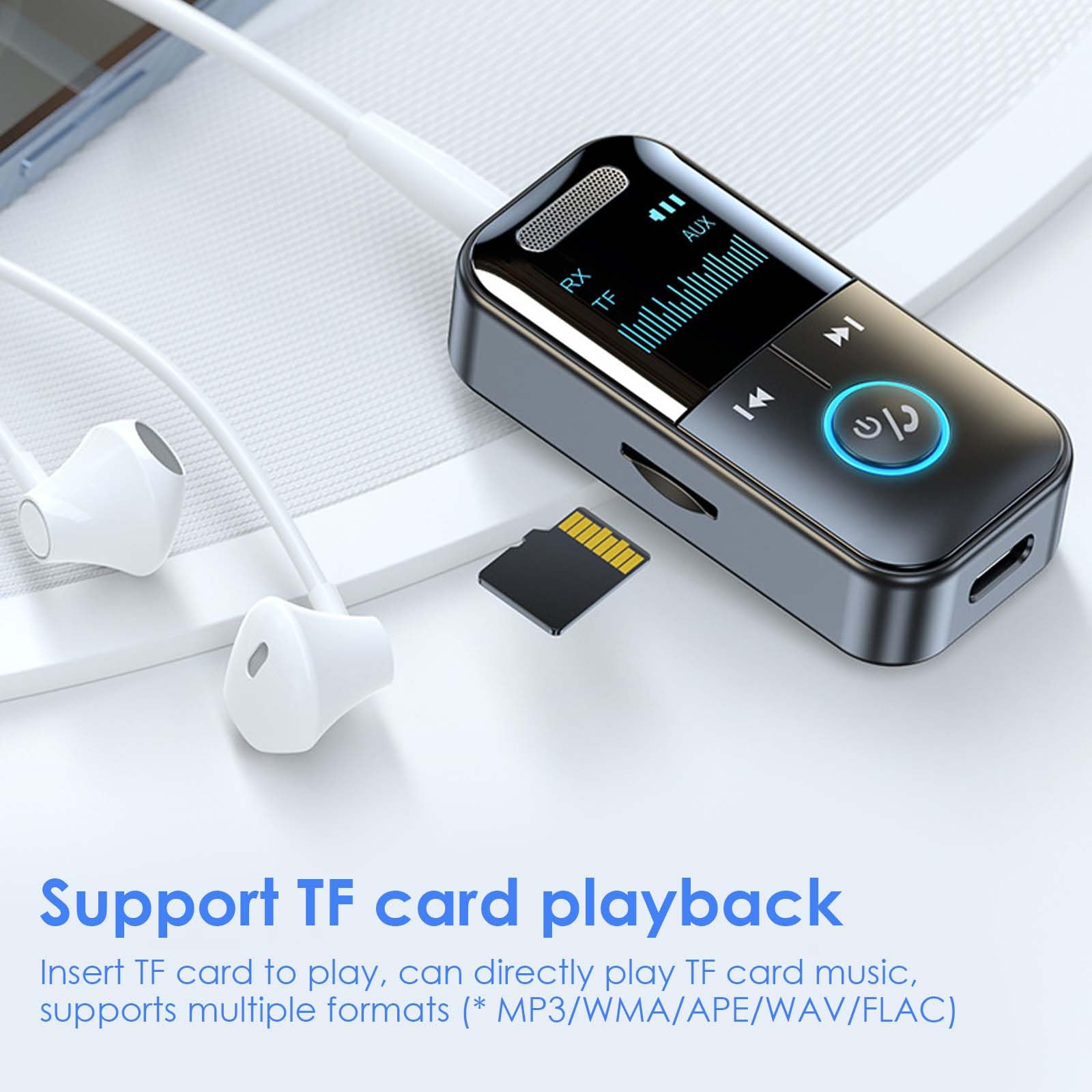 Colexy Adapter Bluetooth 2 w 1 Odbiornik i nadajnik, Bluetooth 5.3 do TV/samochodu/samolotu, podwójne parowanie, gniazdo 3.5mm, do 12 godzin użytkowania