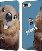 Vista 39 de Head Case Designs Funda de piel con licencia oficial de Animal Club International Bat Faces compatible con Apple iPhone 7 Plus/iPhone 8 Plus