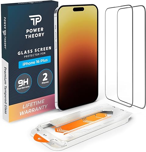 Miniatura 15 de Power Theory Protector de pantalla de privacidad compatible con iPhone 15 Pro Max, vidrio templado, protección antiespía, [Beneficios de la Sociedad