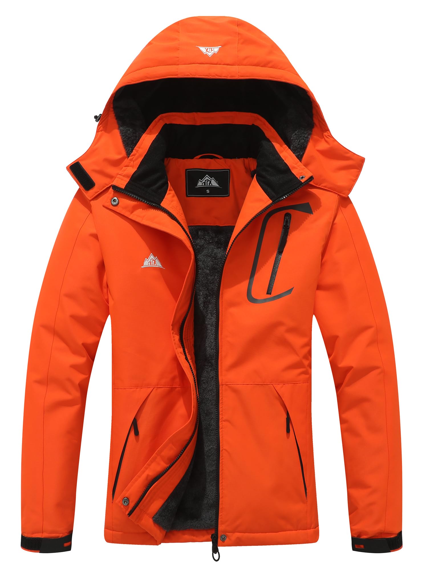 MOERDENG Women's Waterproof Warm Ski Coat Windproof Outdoor Winter Jacket