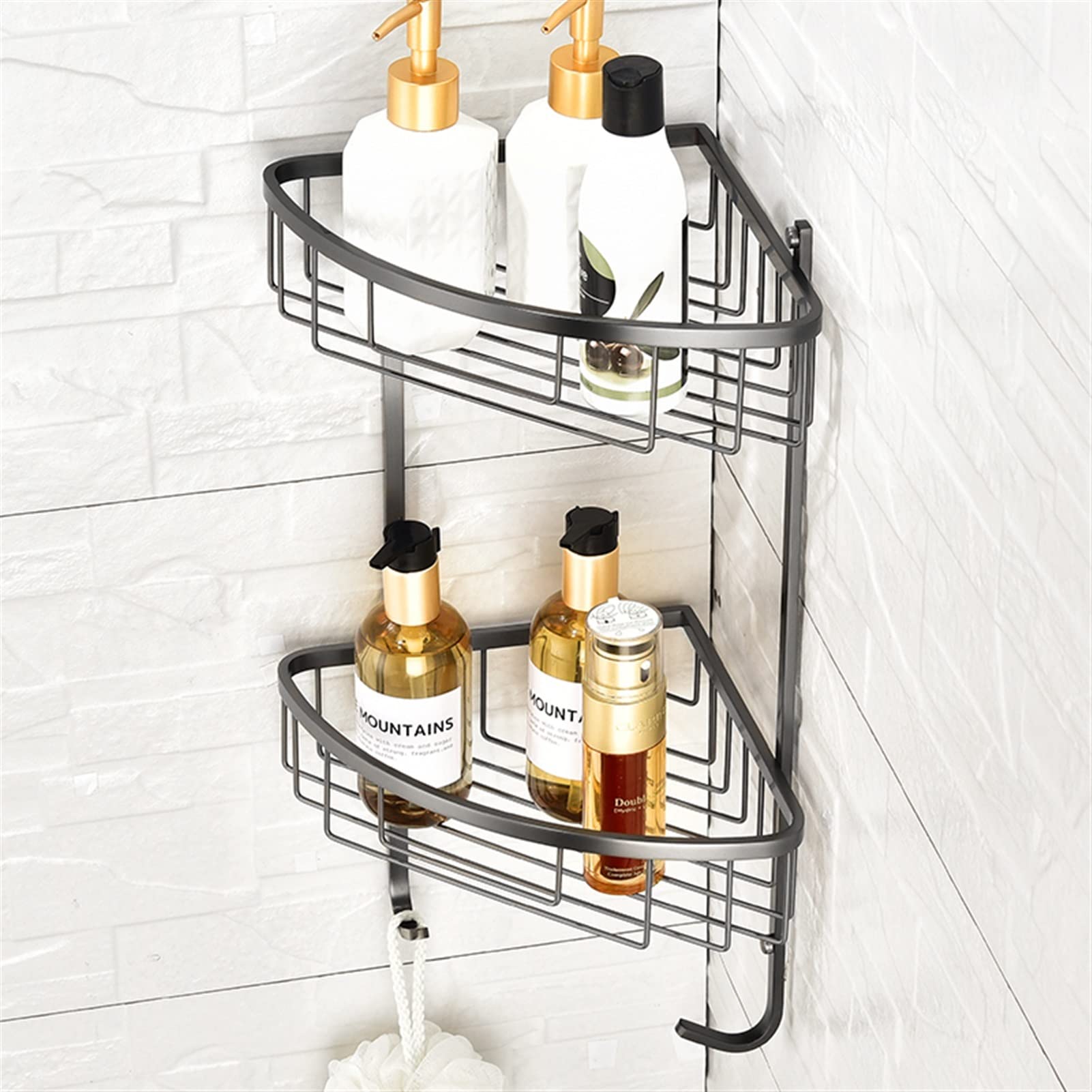 Nuyhgtr Bathroom Triangle Shelf, Space Saving Shelf, Floating Shelves