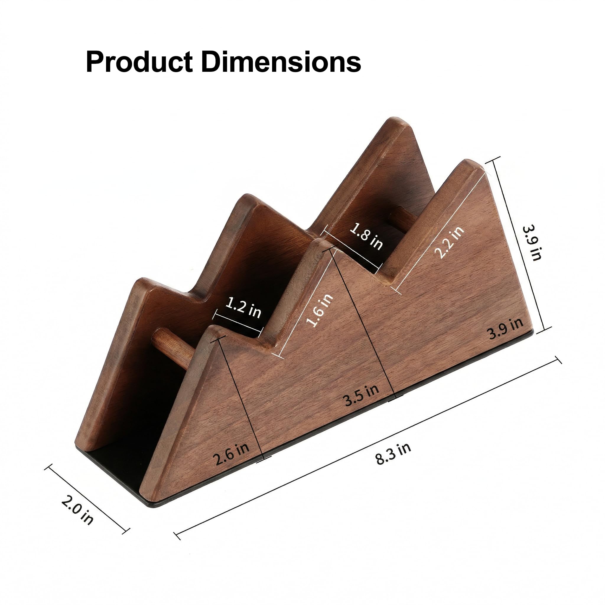 Supporto per controller in legno massello, doppio supporto per controller da gioco, per Xbox Series X/S, Xbox One, PS5, Switch Pro, regalo per giocatori da uomo