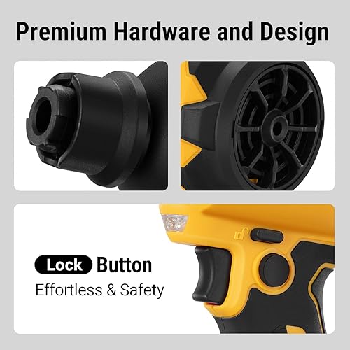 Miniatura 3 de Bomba de aire inalámbrica para batería Dewalt de 20 V (batería no incluida), bomba de colchón de aire comprimido sin escobillas de mano con 3