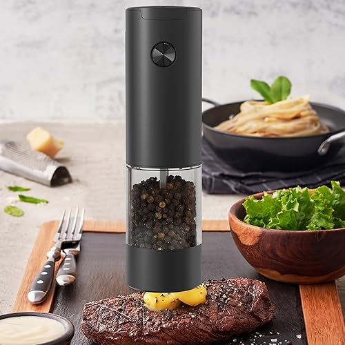 Miniatura 7 de Litpggy Juego de saleros y pimenteros eléctricos, innovadores imprescindibles para la cocina y regalo de inauguración de la casa