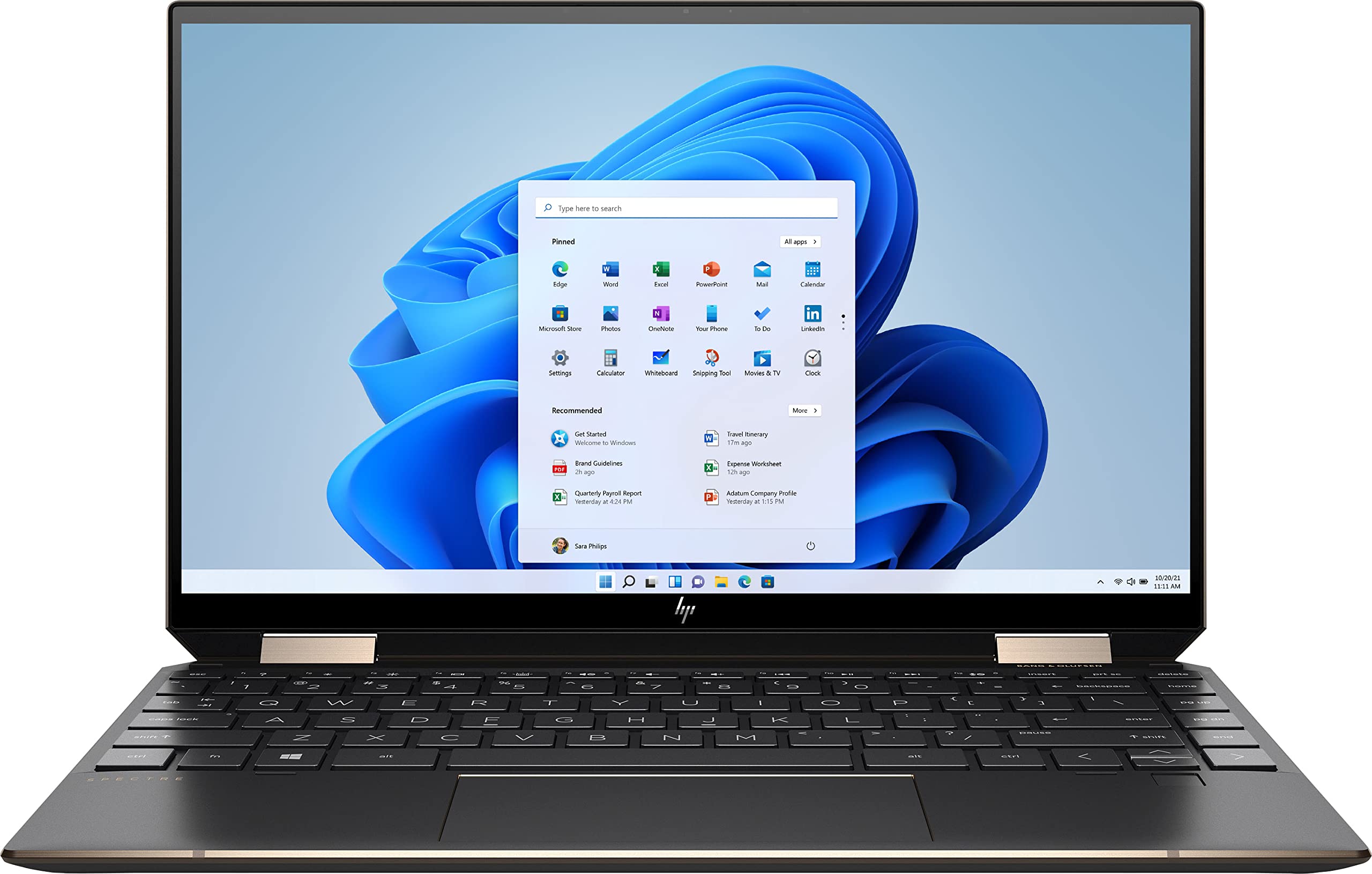Amazon.com: HP Spectre Touch x360 13 in Ash-Gold Convertible 