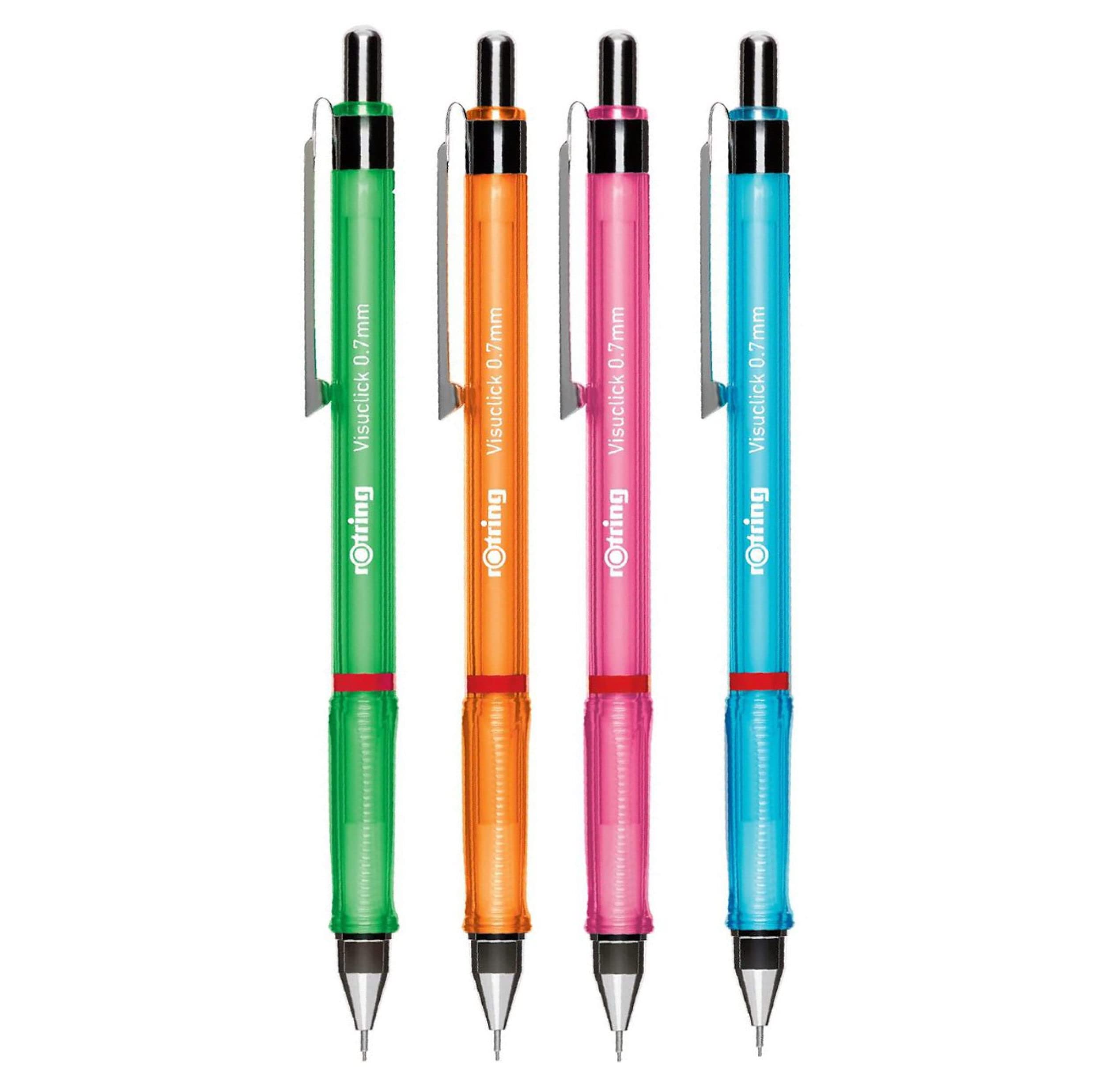 Matita Meccanica Rotring Visuclick 0,7 Mm Mina 2B – Fusto Rosa, Confezione Da 12 Pezzi