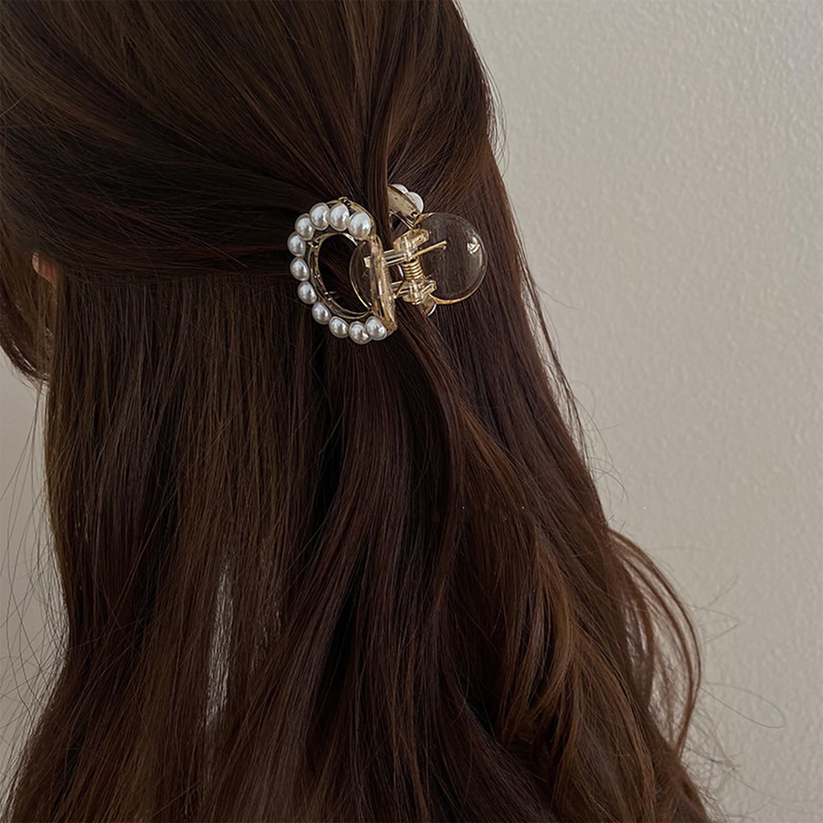 Amazon.com : 3 Pcs Pearl Hair Clips Small Hair Clips Pearl  display picture 1