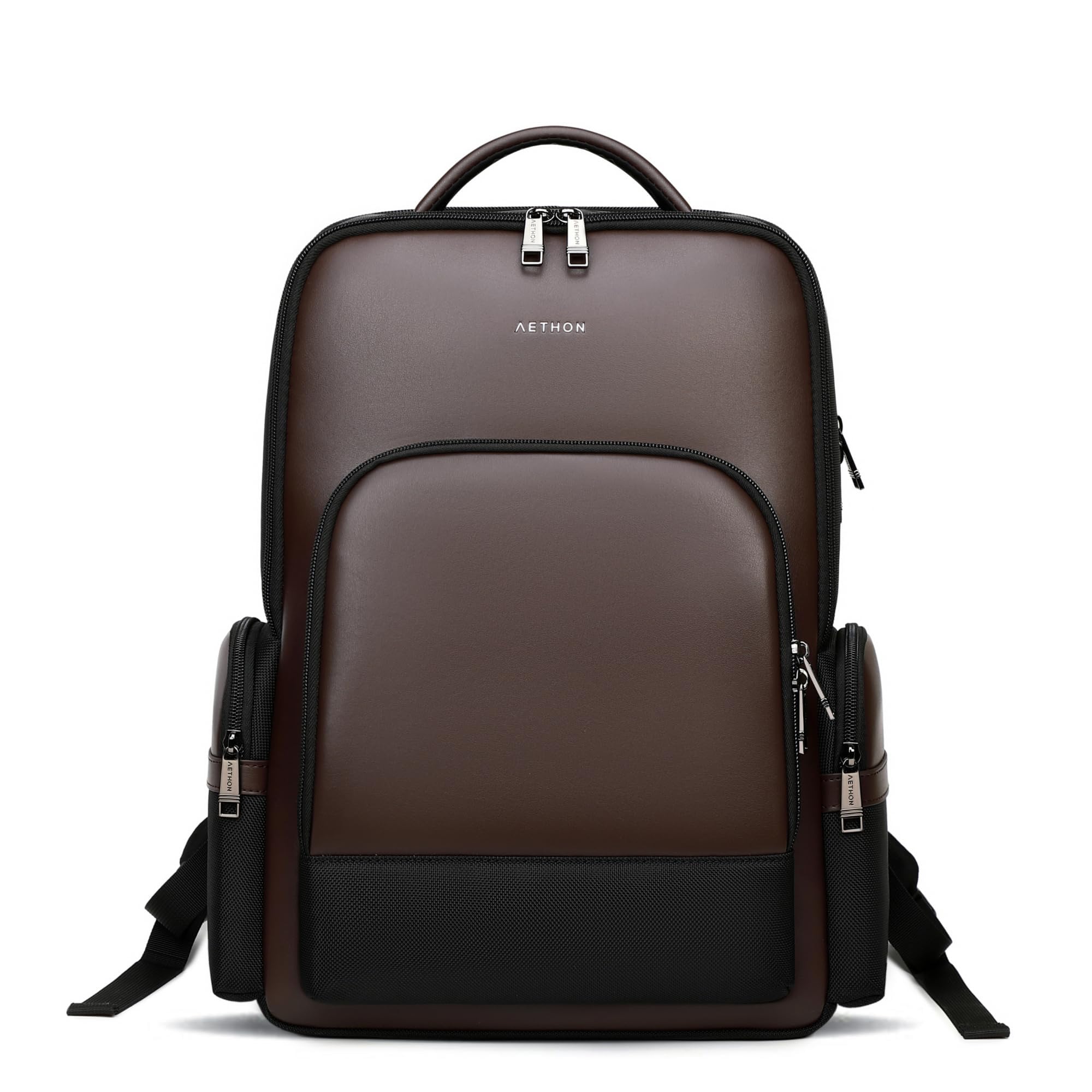 See full amazon price history chart for AETHON | Krossover 15.6-Inch Laptop Backpack | Water-Resistant with Multiple Pockets for Office, Travel | Shoulder Bag Made with Vegan Microfiber Leather (BLACK + BROWN) AETHON | Krossover 15.6-Inch Laptop Backpack | Water-Resistant with Multiple Pockets for Office, Travel | Shoulder Bag Made with Vegan Microfiber Leather (BLACK + BROWN) (B0DDH927VW) Amazon Price History, Amazon Price Tracker