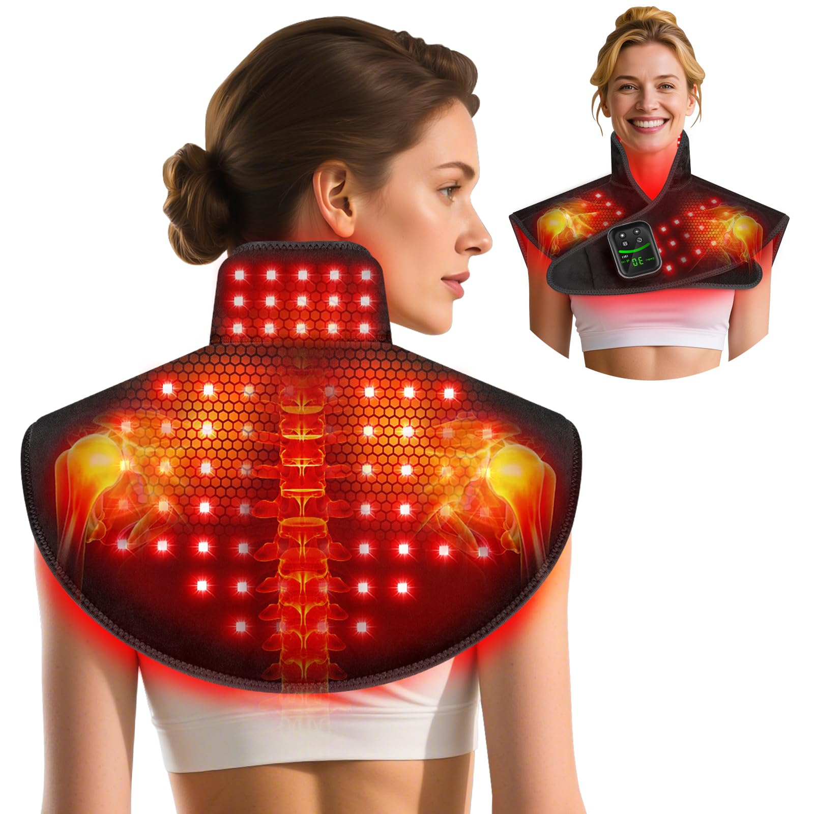 RELEXNOW Red Light Therapy for Shoulders and Neck