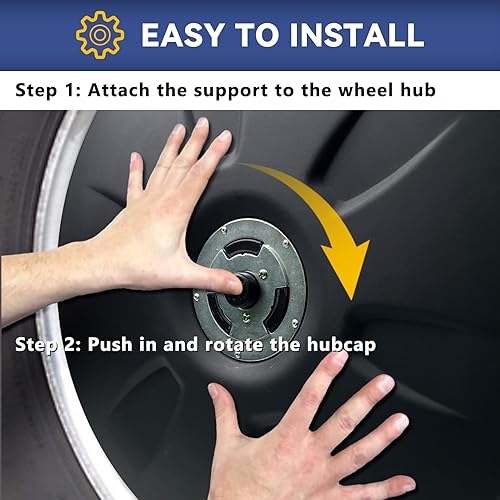 Miniatura 2 de Grandroad Auto Fundas aerodinámicas de 22.5 pulgadas para ruedas de semirremolque de alta calidad, protectores de llantas de eficiencia aerodinámica