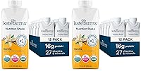 Vista 11 de KATE FARMS - Batido de nutrición orgánica, sabor a vainilla, 16 g de proteína, 27 vitaminas y minerales, bebida sustitutiva de comidas, batido