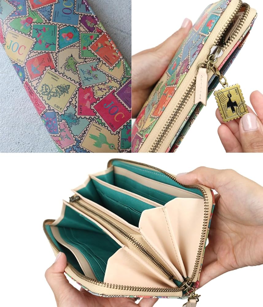 ミニー 様 ホコモモラ 長財布 ラウンドファスナー フリル 大容量 Amazon | [ホコモモラ] ラウンドファスナー長財布 切手柄