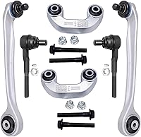 Vista 45 de Detroit Axle - Kit de brazos de control delantero RWD para Mercedes-Benz E320 E420 E430 E55 AMG, 2 brazos de control inferiores, 2 brazos de control