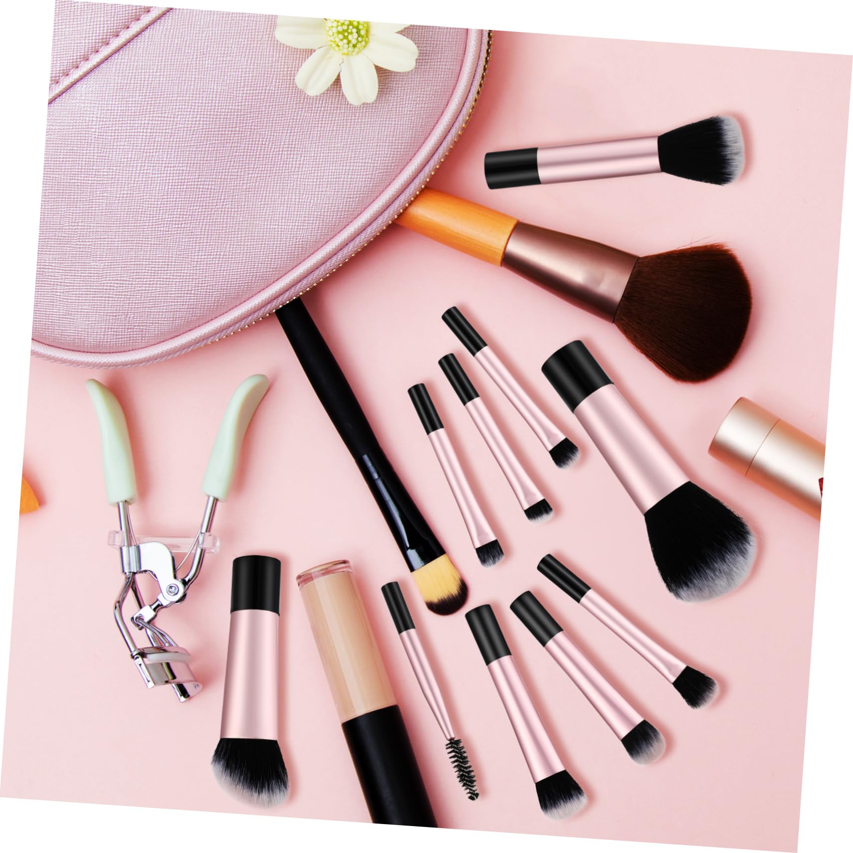 FRCOLOR 30 Piezas mini juego de brochas de maquillaje mini pinceles de maquillaje brochas de maquillaje tamaño viaje Juego de brochas de maquillaje pincel de maquillaje de viaje