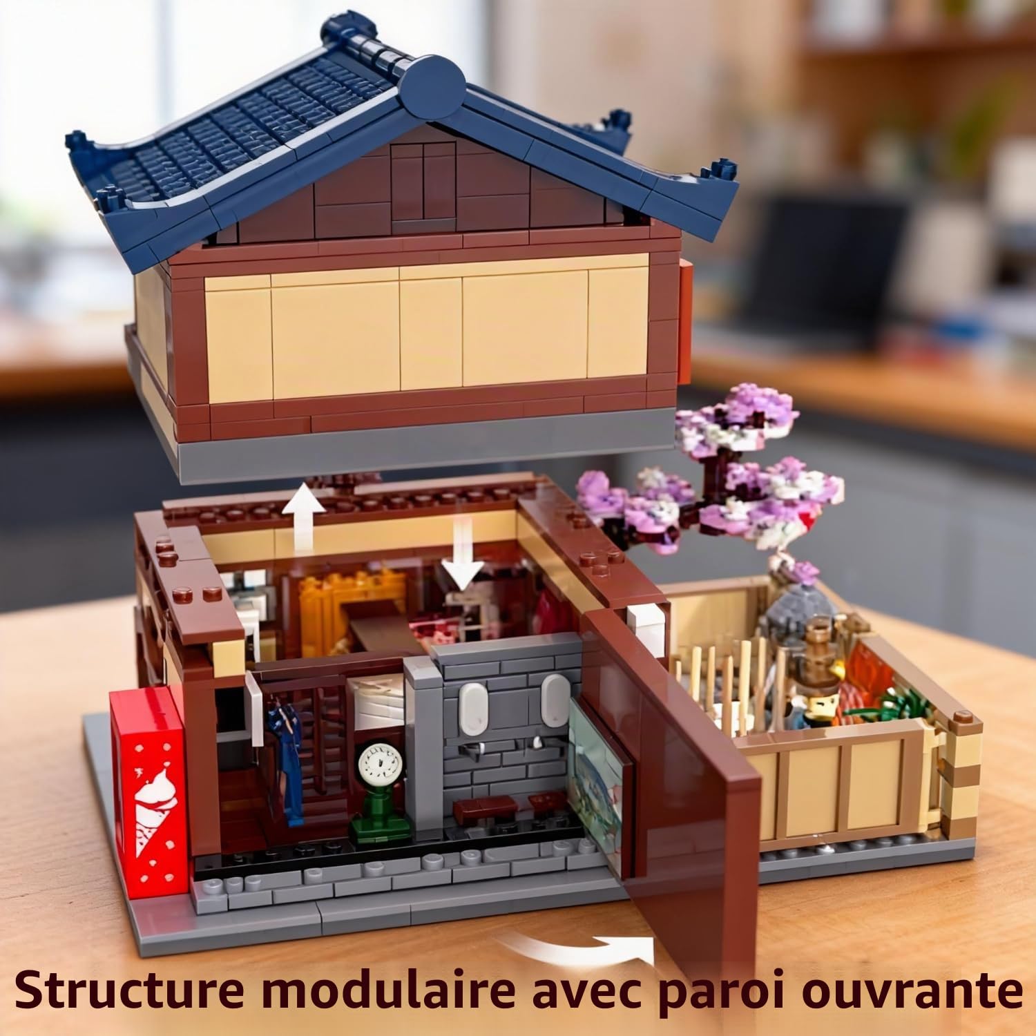 CADA DeQuBe 927DE66012 Maison de Bain Japonaise Sento 1249 pièces Modèle Traditionnel Japonais