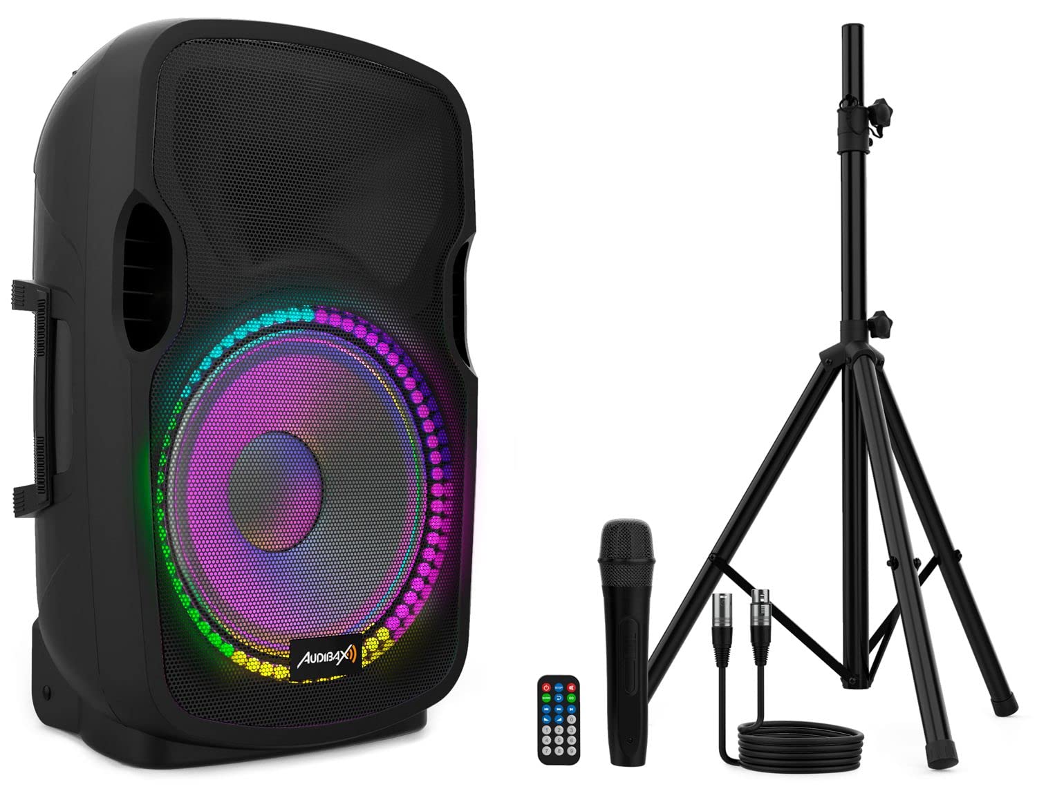 Haut-Parleur Active 12" Audibax Party 12 avec Bluetooth et Micro - 8