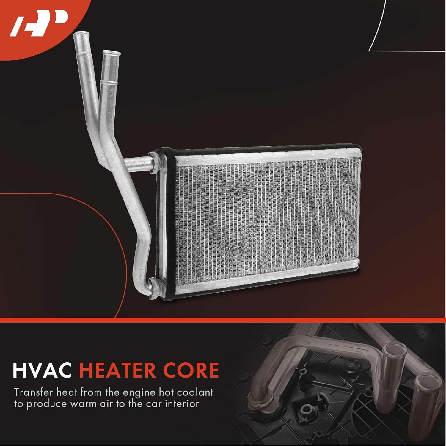 A-Premium HVAC Heater Core Compatible with Ford Edge 2007-2014 & Lincoln MKX & Mazda CX-9 2007-2015, Replace# 7T4Z18476A